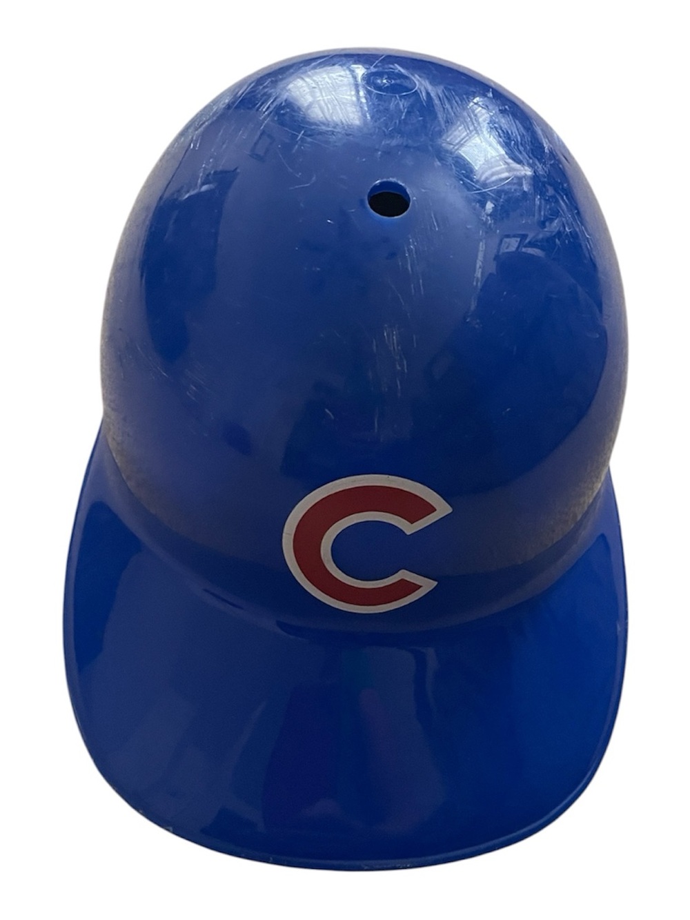 MLB Chicago Cubs Vintage Blue Batting Helmet with Red and White 'C' Logo